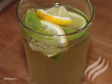 Имбирно-цитрусовый лимонад "Мохито"