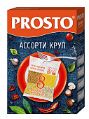 Ассорти круп PROSTO (греча, пшено, пшеничка, перловка)