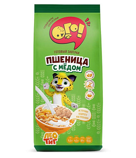Завтрак сухой Пшеница с медом "ОГО!"