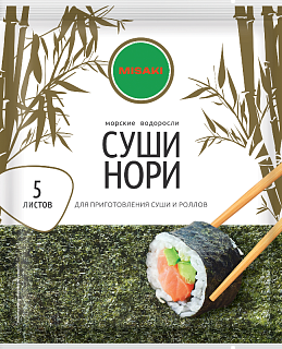Водоросли нори 5 листов, Misaki