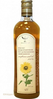 Масло подсолнечное нерафинированное 500 мл