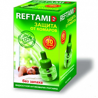 Жидкость для фумигатора от комаров "Рефтамид" 30 ночей