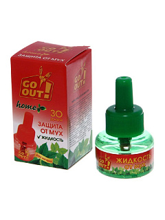 Дополнительный флакон средства от мух "Го Аут", 30 ночей