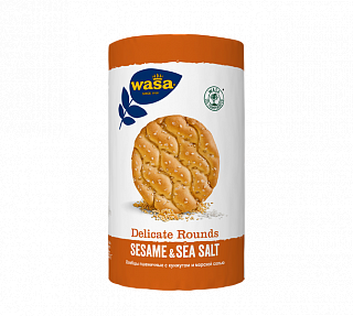 Хлебцы WASA пшеничные кунжут и морская соль