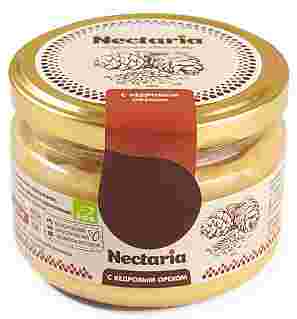 Натуральный взбитый мед с кедровым орехом Nectaria