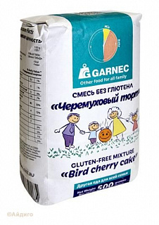 Смесь "Черемуховый торт" без глютена "Гарнец"