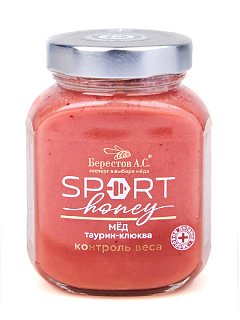 Мед Sport Honey с таурином и клюквой Берестов А.С.
