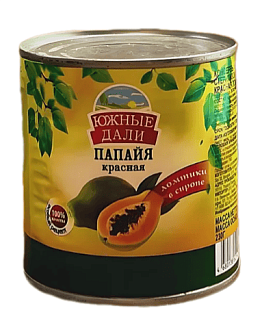 Папайя красная ломтиками Южные Дали