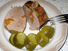 Нежная говядина с морковью и чесноком