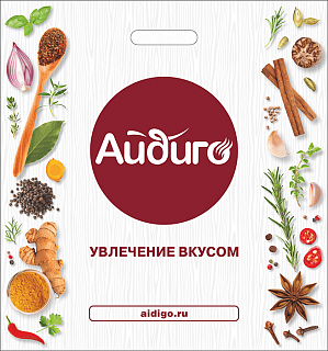 Пакет фирменный Айдиго полиэтиленовый