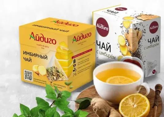 Имбирный чай Айдиго в новой упаковке