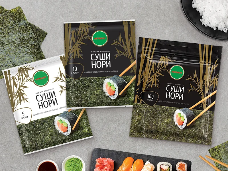 Водоросли нори Misaki - блюда и рецепты с нори для домашней японской кухни