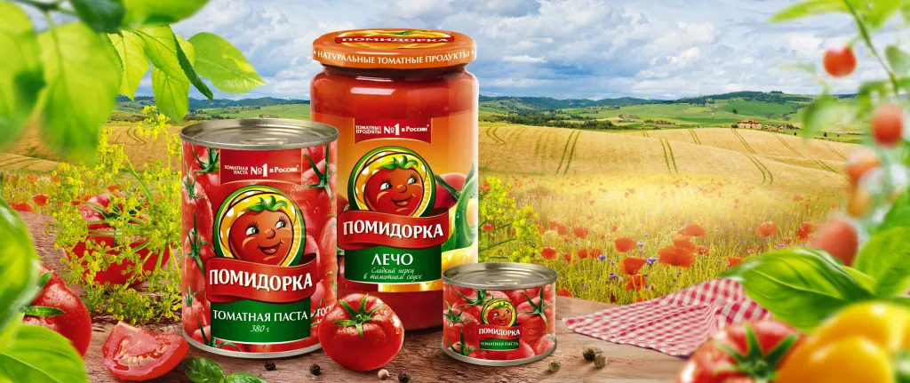 Томатная паста Помидорка